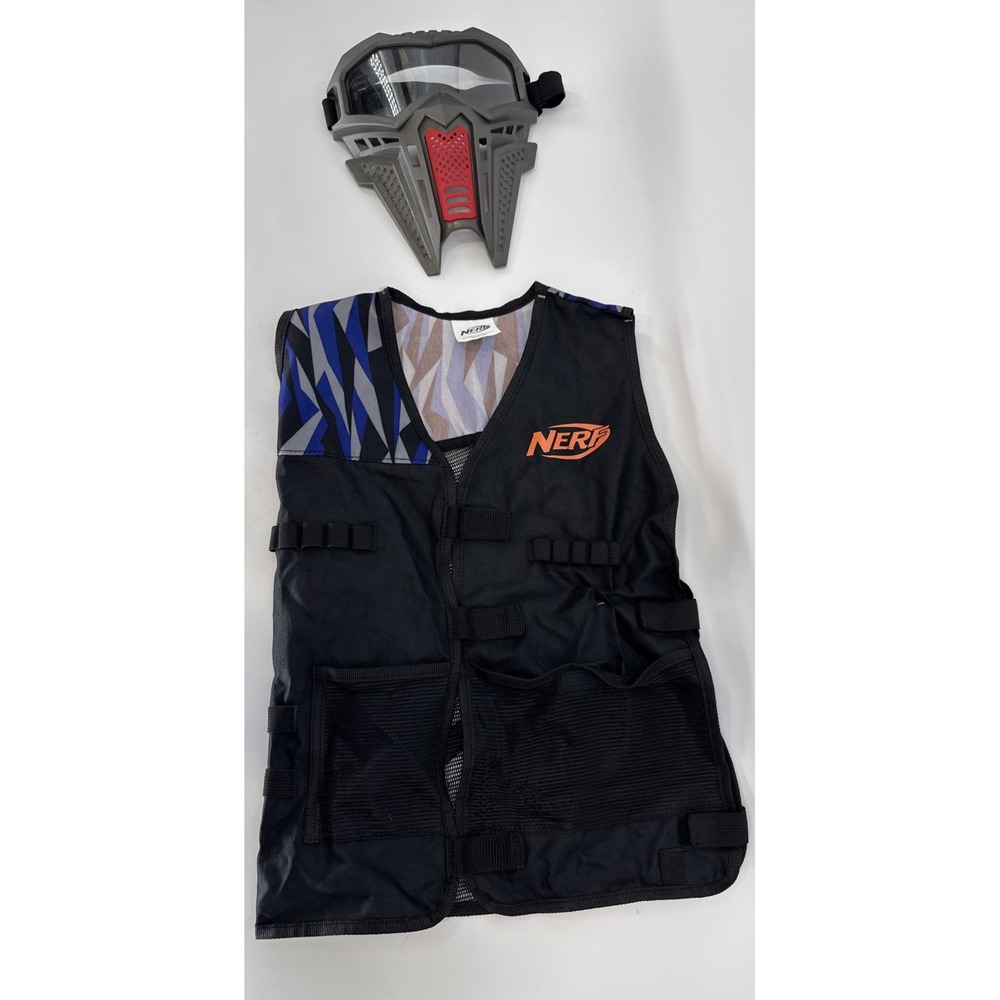 Dart Zone Ballistix Ops Tactical Gear Team Competition Mask & Nerf Tactical Vest